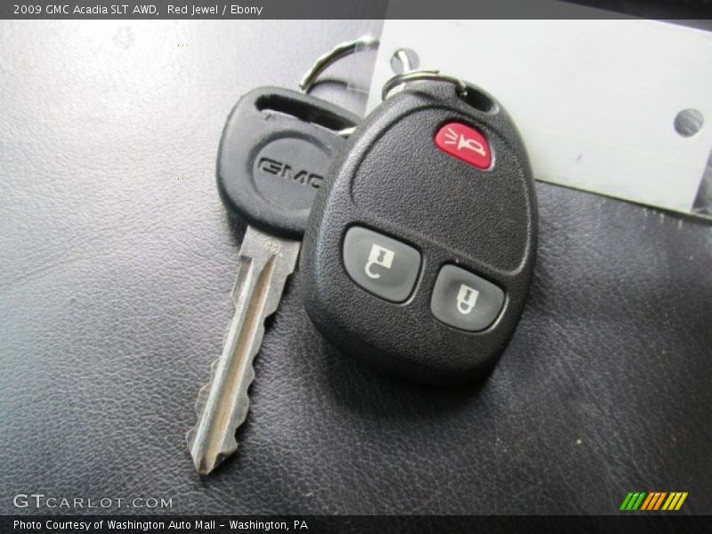 Red Jewel / Ebony 2009 GMC Acadia SLT AWD