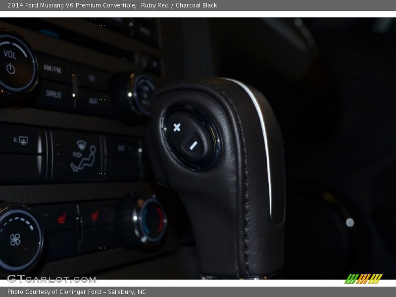 Ruby Red / Charcoal Black 2014 Ford Mustang V6 Premium Convertible