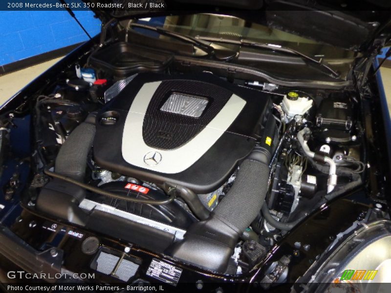 Black / Black 2008 Mercedes-Benz SLK 350 Roadster