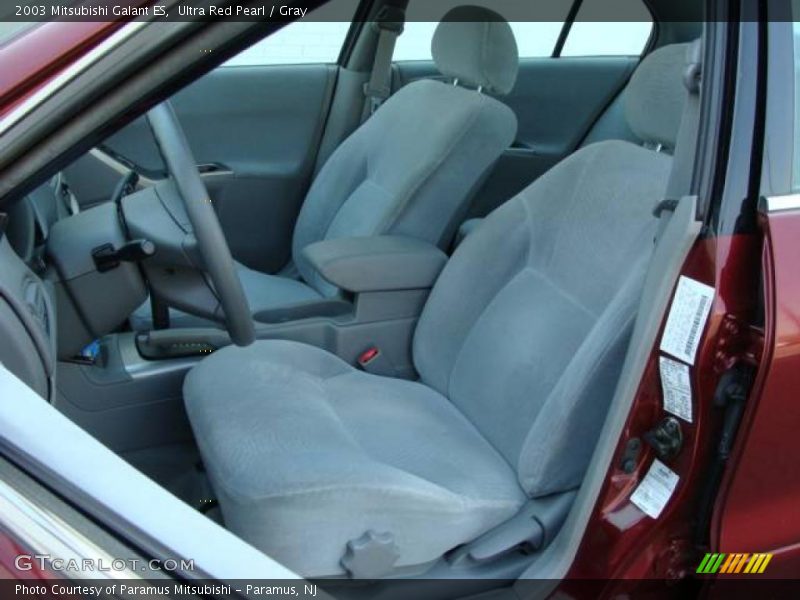 Ultra Red Pearl / Gray 2003 Mitsubishi Galant ES