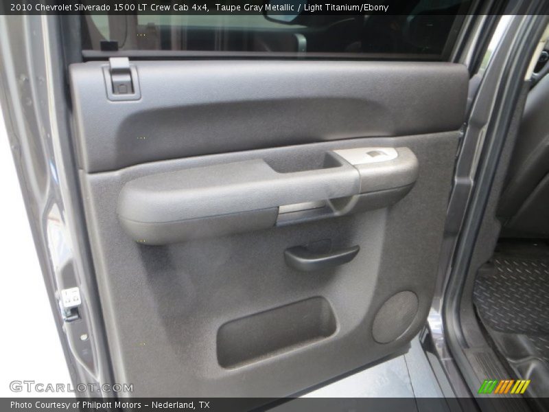 Taupe Gray Metallic / Light Titanium/Ebony 2010 Chevrolet Silverado 1500 LT Crew Cab 4x4