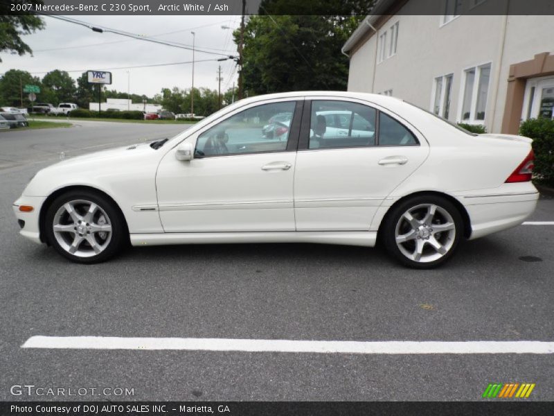 Arctic White / Ash 2007 Mercedes-Benz C 230 Sport