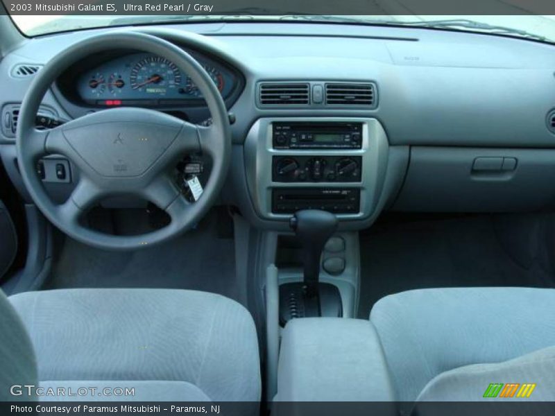 Ultra Red Pearl / Gray 2003 Mitsubishi Galant ES