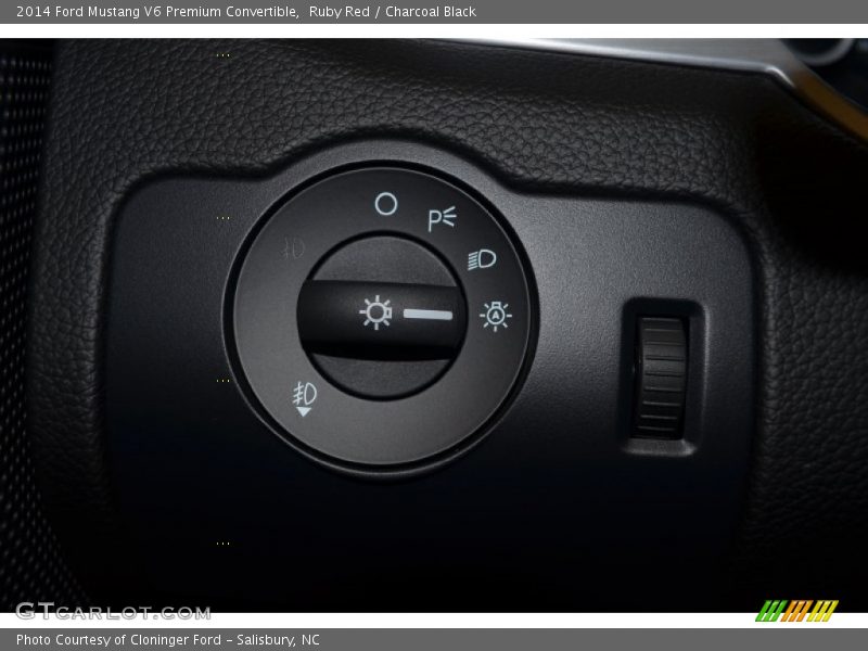 Ruby Red / Charcoal Black 2014 Ford Mustang V6 Premium Convertible