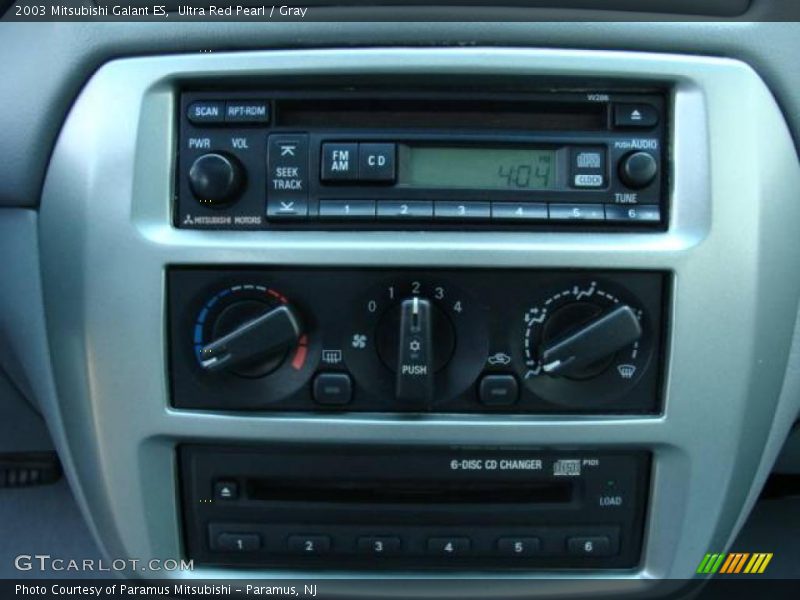 Ultra Red Pearl / Gray 2003 Mitsubishi Galant ES