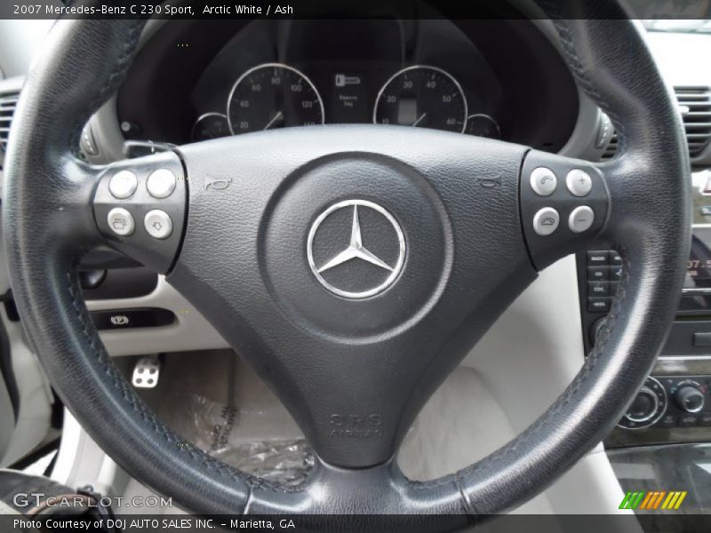 Arctic White / Ash 2007 Mercedes-Benz C 230 Sport