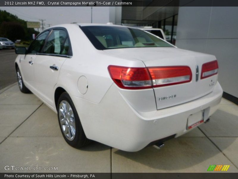 Crystal Champagne Metallic Tri-Coat / Cashmere 2012 Lincoln MKZ FWD