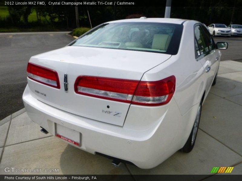 Crystal Champagne Metallic Tri-Coat / Cashmere 2012 Lincoln MKZ FWD