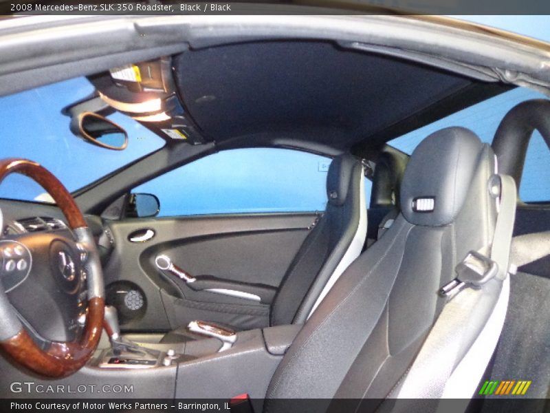 Black / Black 2008 Mercedes-Benz SLK 350 Roadster