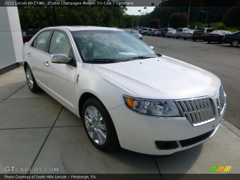 Crystal Champagne Metallic Tri-Coat / Cashmere 2012 Lincoln MKZ FWD