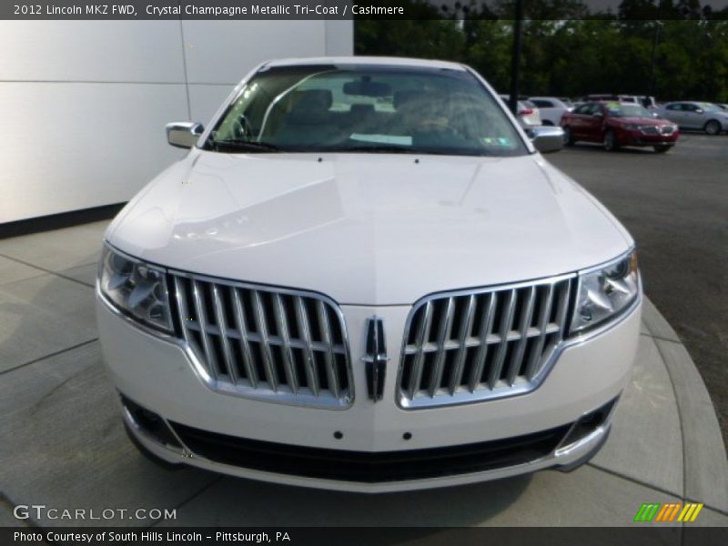 Crystal Champagne Metallic Tri-Coat / Cashmere 2012 Lincoln MKZ FWD