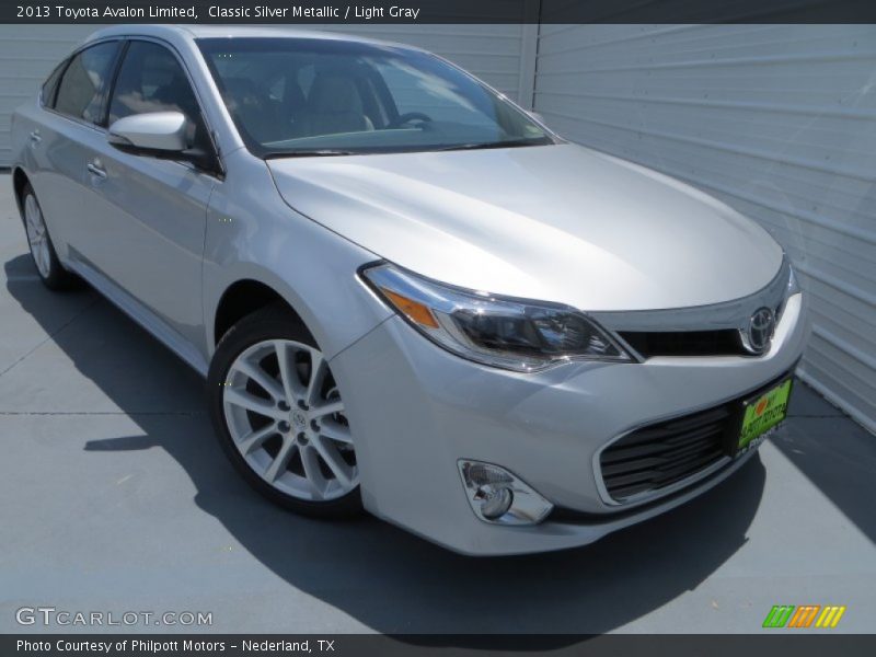 Classic Silver Metallic / Light Gray 2013 Toyota Avalon Limited