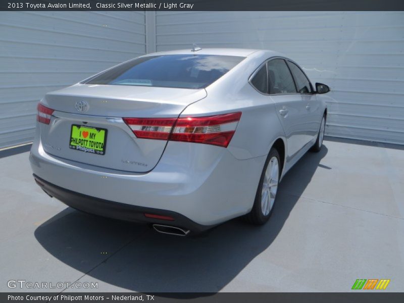 Classic Silver Metallic / Light Gray 2013 Toyota Avalon Limited