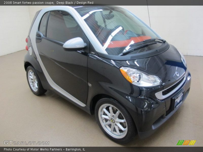 Deep Black / Design Red 2008 Smart fortwo passion coupe