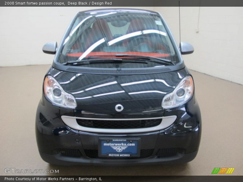 Deep Black / Design Red 2008 Smart fortwo passion coupe