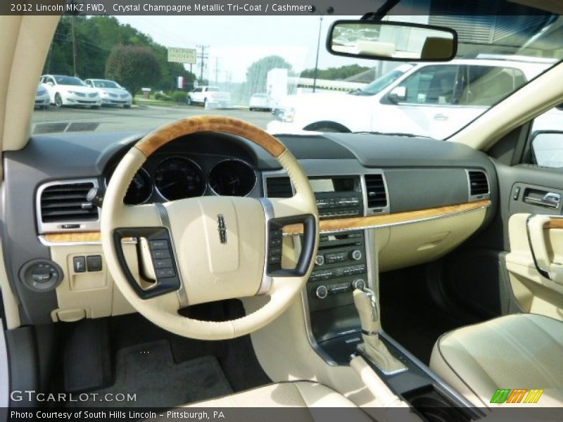 Crystal Champagne Metallic Tri-Coat / Cashmere 2012 Lincoln MKZ FWD