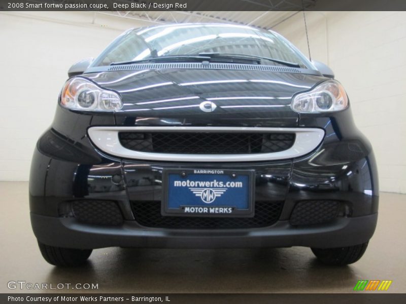 Deep Black / Design Red 2008 Smart fortwo passion coupe