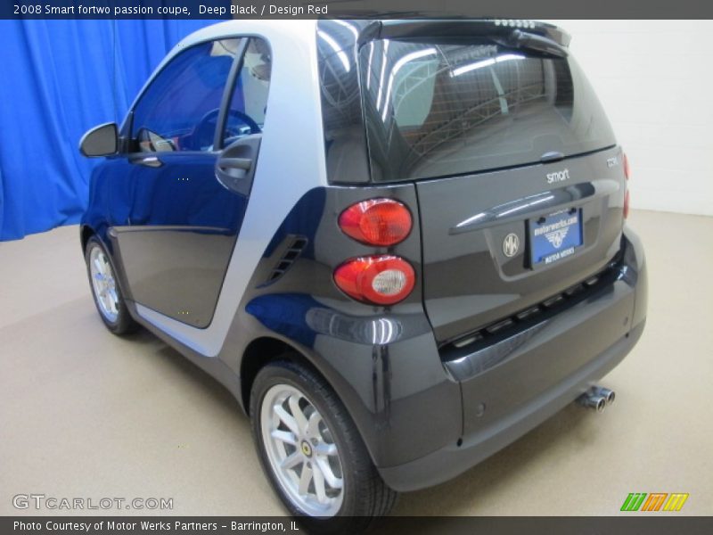 Deep Black / Design Red 2008 Smart fortwo passion coupe