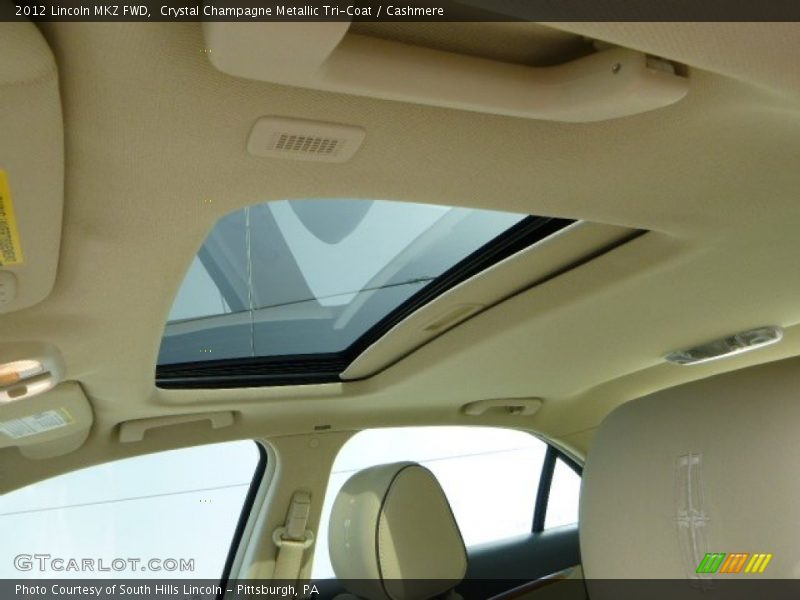 Crystal Champagne Metallic Tri-Coat / Cashmere 2012 Lincoln MKZ FWD