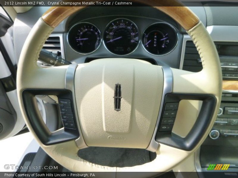 Crystal Champagne Metallic Tri-Coat / Cashmere 2012 Lincoln MKZ FWD
