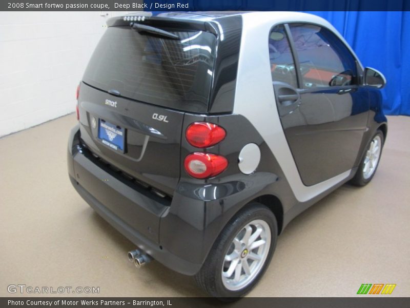 Deep Black / Design Red 2008 Smart fortwo passion coupe