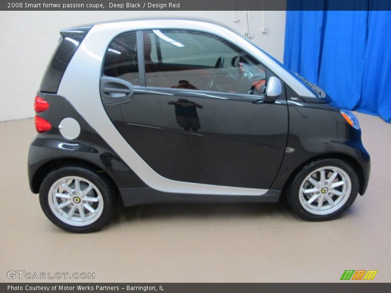 Deep Black / Design Red 2008 Smart fortwo passion coupe