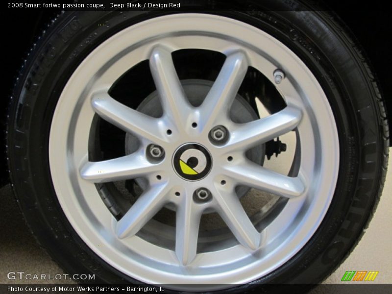 Deep Black / Design Red 2008 Smart fortwo passion coupe