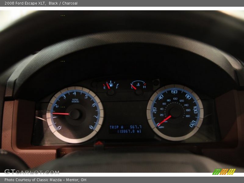 Black / Charcoal 2008 Ford Escape XLT