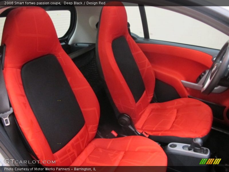 Deep Black / Design Red 2008 Smart fortwo passion coupe