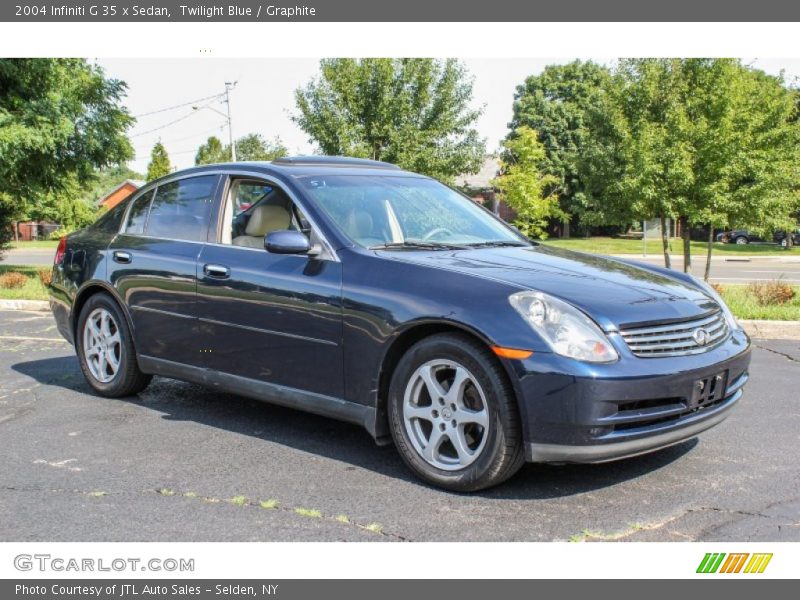 Twilight Blue / Graphite 2004 Infiniti G 35 x Sedan