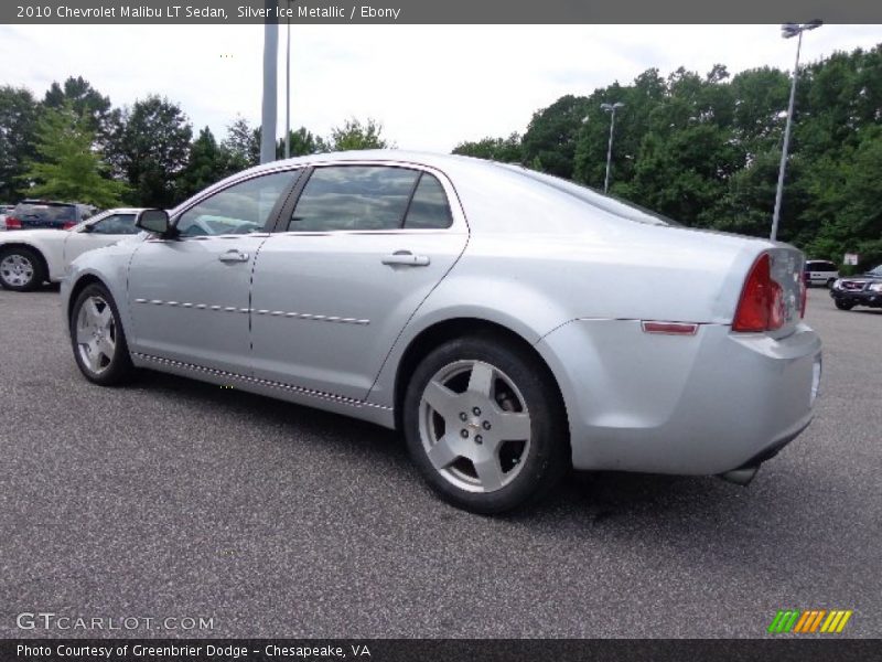 Silver Ice Metallic / Ebony 2010 Chevrolet Malibu LT Sedan