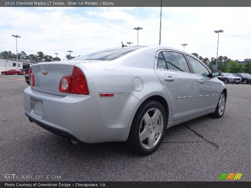 Silver Ice Metallic / Ebony 2010 Chevrolet Malibu LT Sedan