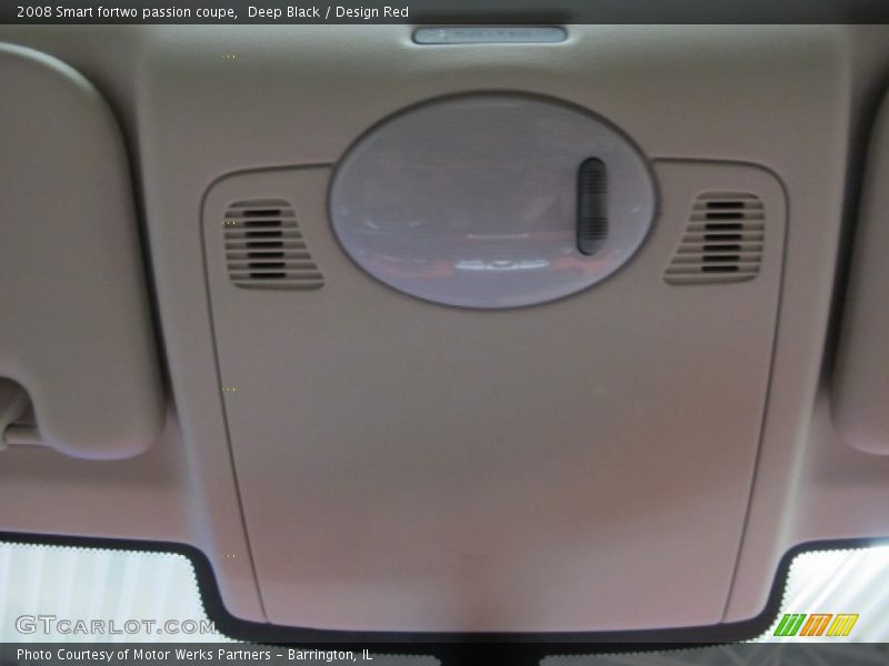 Deep Black / Design Red 2008 Smart fortwo passion coupe