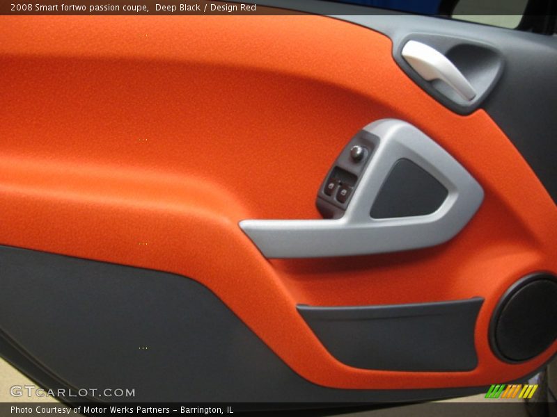 Deep Black / Design Red 2008 Smart fortwo passion coupe