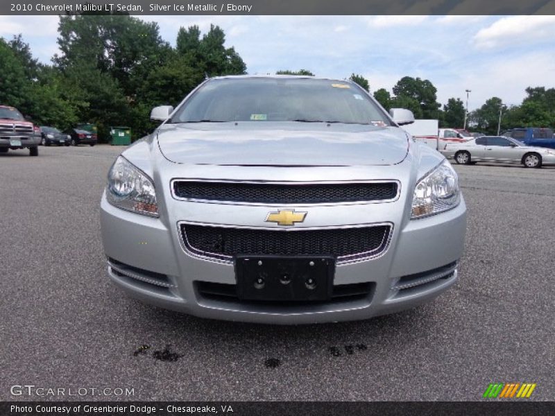 Silver Ice Metallic / Ebony 2010 Chevrolet Malibu LT Sedan