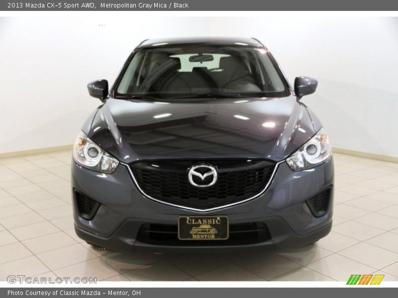 Metropolitan Gray Mica / Black 2013 Mazda CX-5 Sport AWD