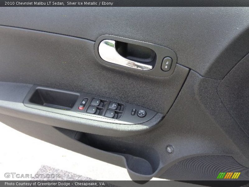 Silver Ice Metallic / Ebony 2010 Chevrolet Malibu LT Sedan