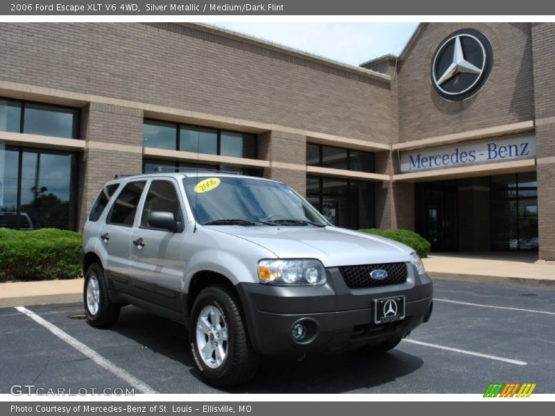Silver Metallic / Medium/Dark Flint 2006 Ford Escape XLT V6 4WD