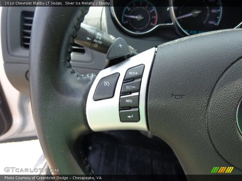 Silver Ice Metallic / Ebony 2010 Chevrolet Malibu LT Sedan