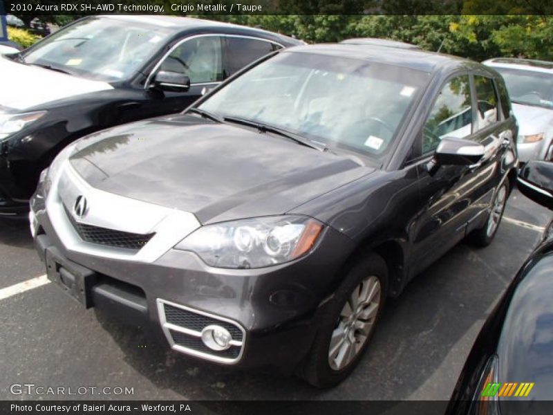 Grigio Metallic / Taupe 2010 Acura RDX SH-AWD Technology