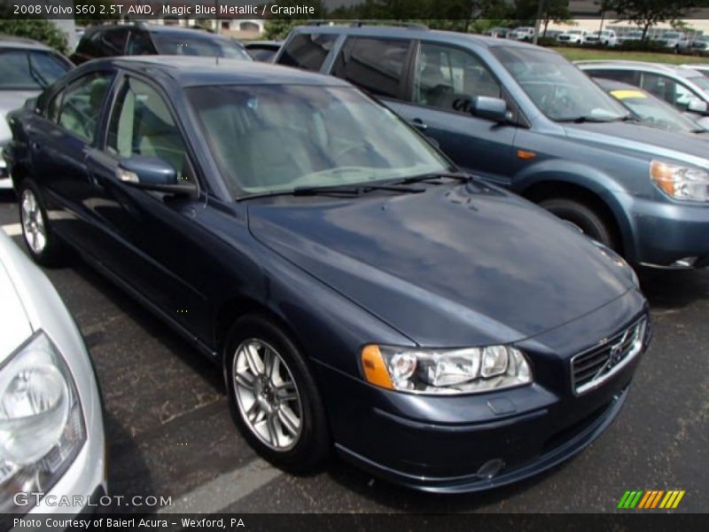 Magic Blue Metallic / Graphite 2008 Volvo S60 2.5T AWD