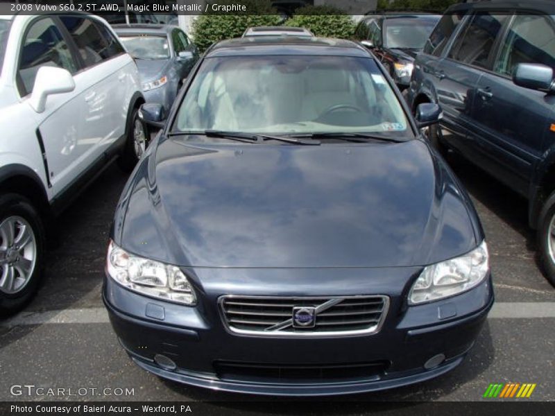 Magic Blue Metallic / Graphite 2008 Volvo S60 2.5T AWD