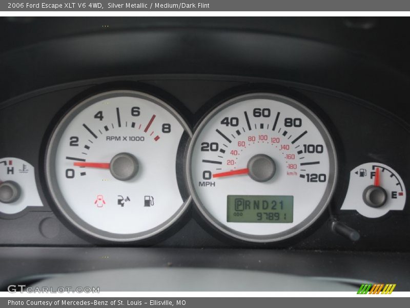 Silver Metallic / Medium/Dark Flint 2006 Ford Escape XLT V6 4WD