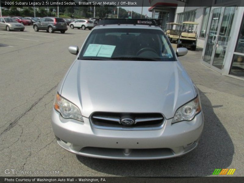 Brilliant Silver Metallic / Off-Black 2006 Subaru Legacy 2.5i Limited Sedan