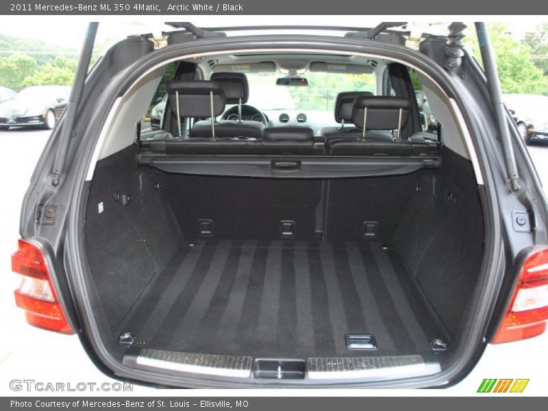 Arctic White / Black 2011 Mercedes-Benz ML 350 4Matic