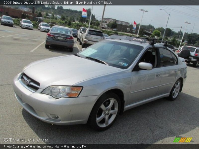 Brilliant Silver Metallic / Off-Black 2006 Subaru Legacy 2.5i Limited Sedan