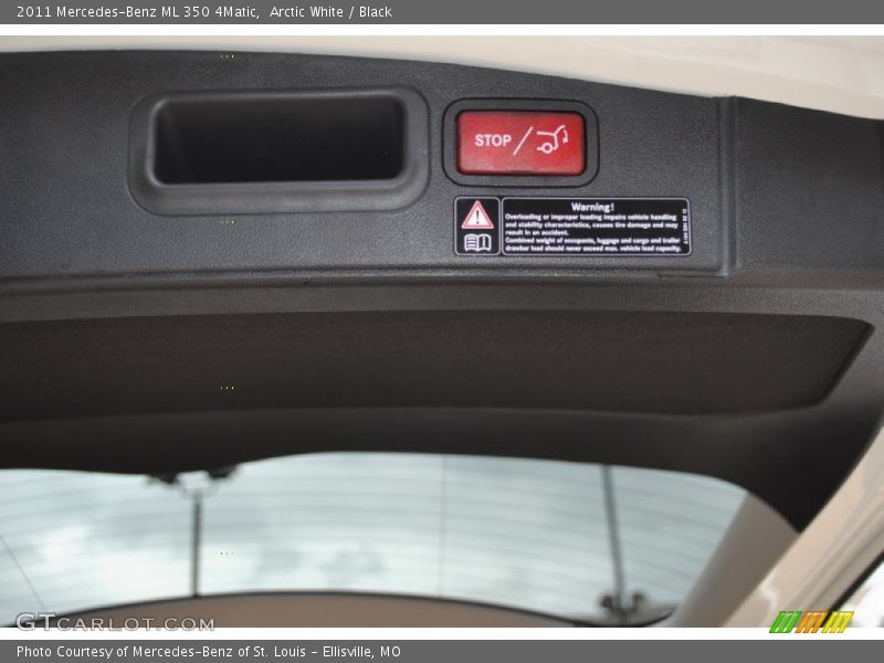 Arctic White / Black 2011 Mercedes-Benz ML 350 4Matic