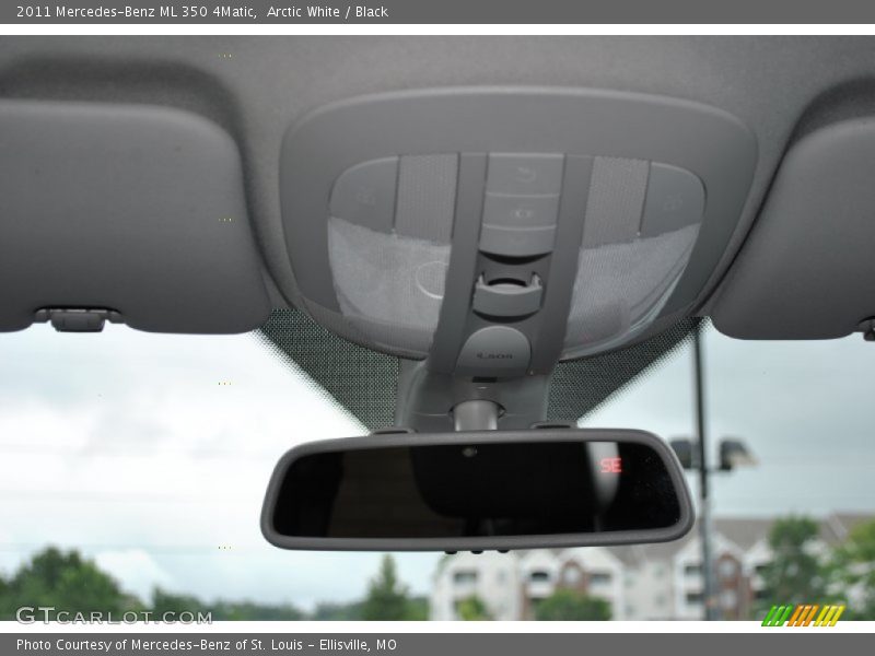 Arctic White / Black 2011 Mercedes-Benz ML 350 4Matic