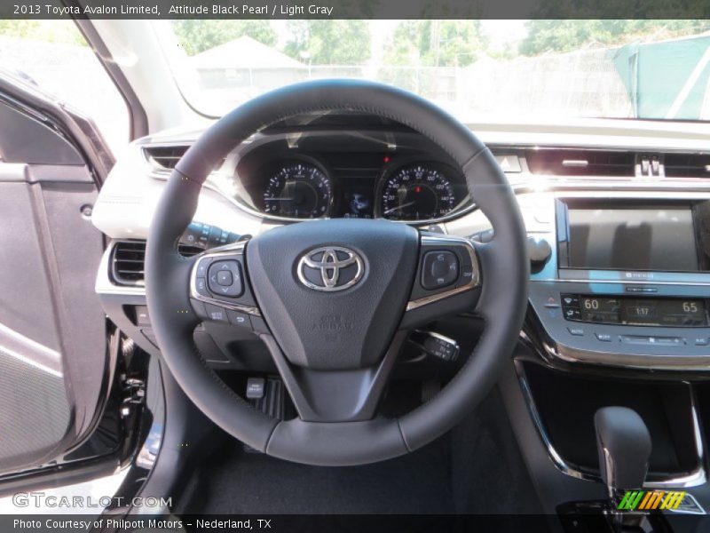 Attitude Black Pearl / Light Gray 2013 Toyota Avalon Limited