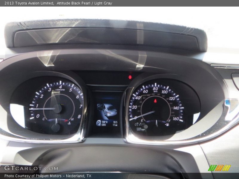 Attitude Black Pearl / Light Gray 2013 Toyota Avalon Limited